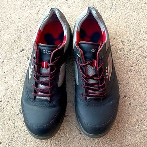 Mens size 41 EU Ecco Base One Hydromax Golf Shoes - Black